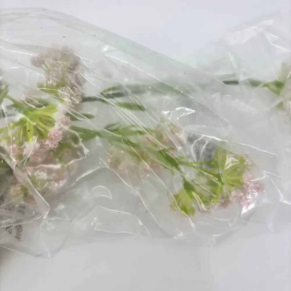 Baby Breath Silk Flowers Artificial Pink Gypsophila 6 Branches
